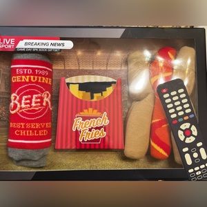 Orrsum Sock Co (brand) socks NEW package of 5 🍟🍺🌭